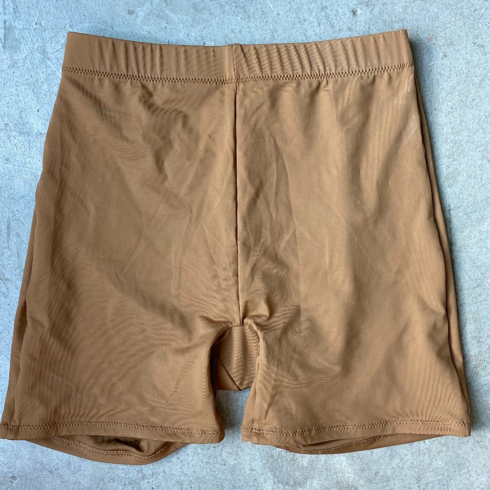 SKIMS SWIM Mid Waist Short - Almond XS